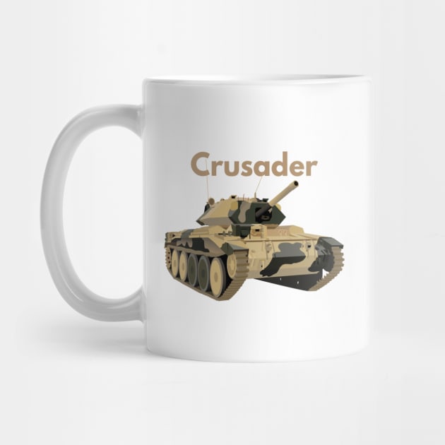 Crusader WW2 British Tank by NorseTech